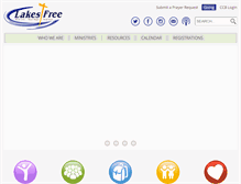 Tablet Screenshot of lakesfree.org